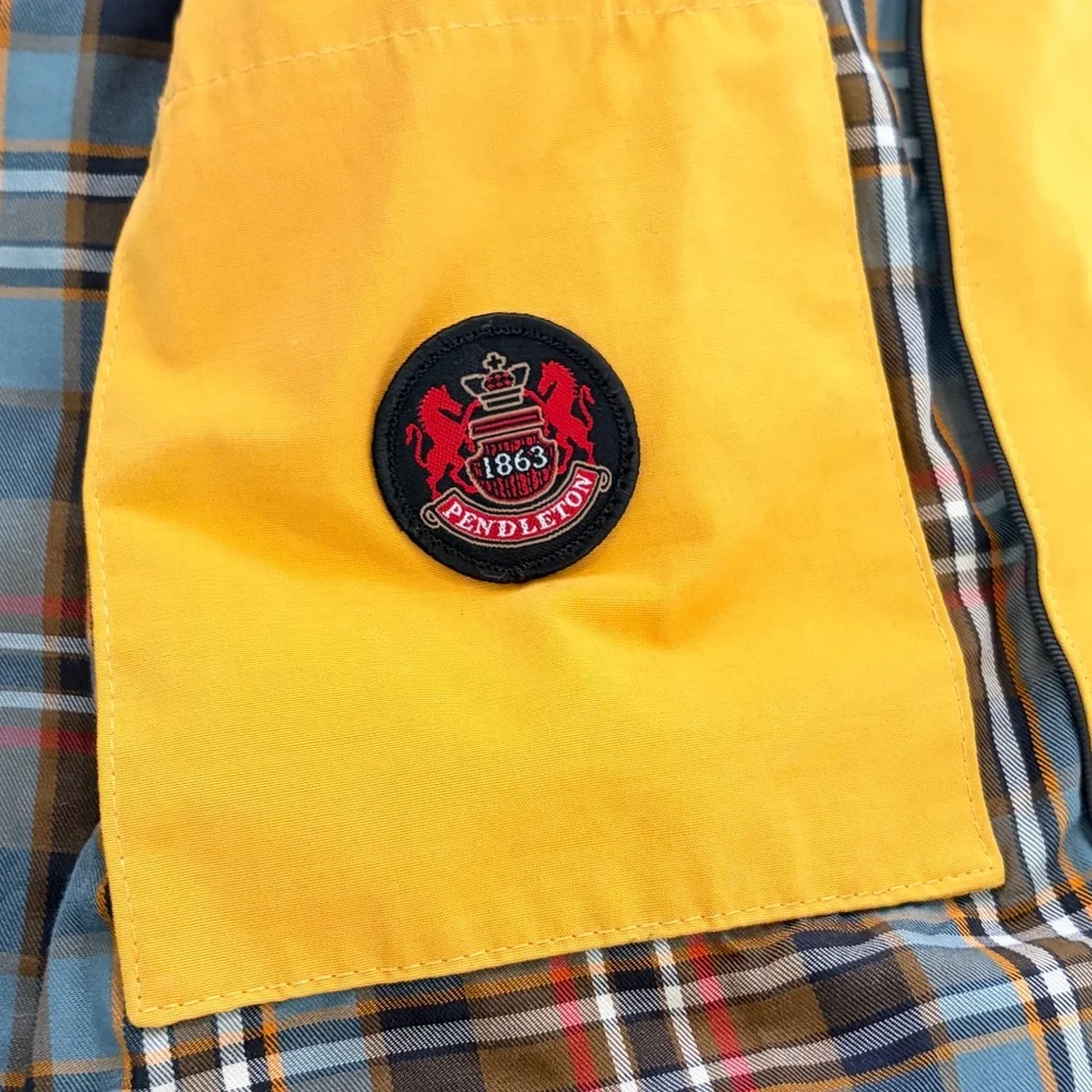 Pendleton Yellow Rain Jacket, X-Large - Picture 5 of 6